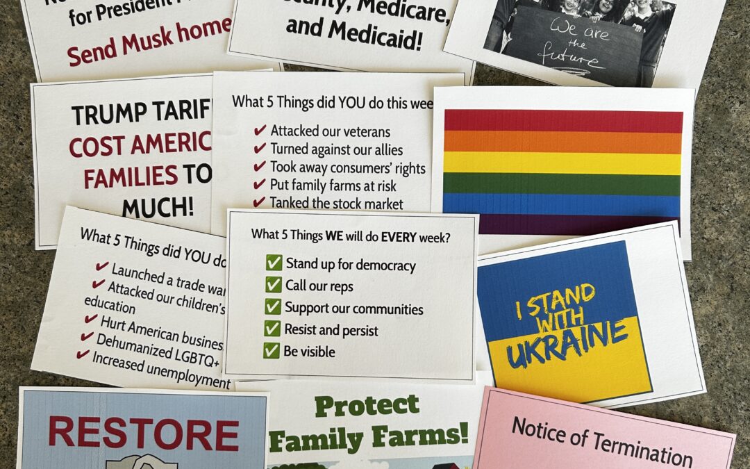 Postcard Campaign and Upcoming Meeting