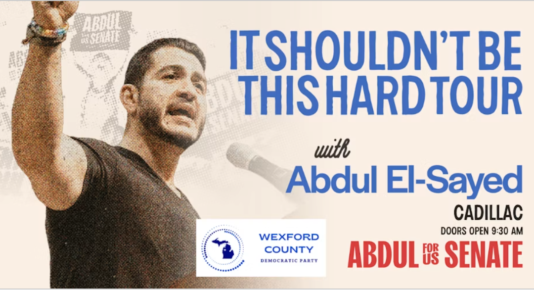 Abdul El-Sayed Town Hall in Cadillac